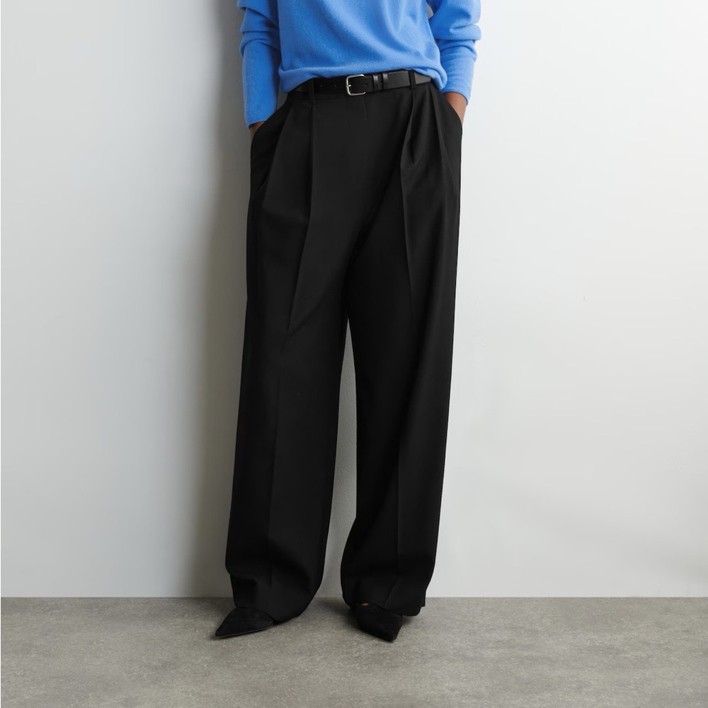 COS Cotton Wide Leg Pants - Size 4